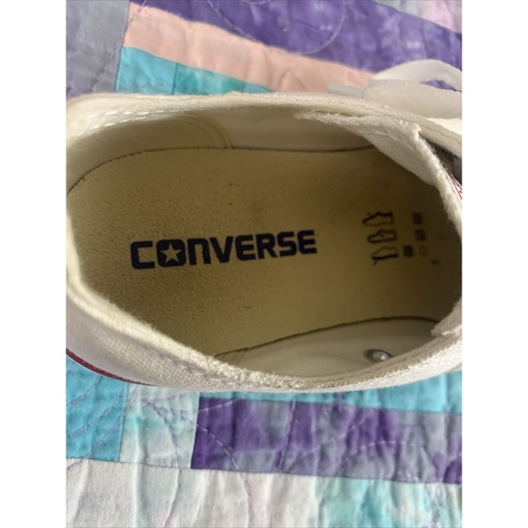 Converse Shoes Mens 5 Womans 7 White Chuck Taylor All Star Low Lo Lace - Picture 2 of 9